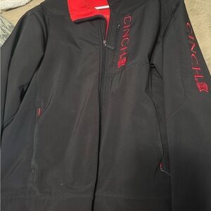 Cinch Men's Performance Jacket in Black and Red